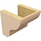 Ekena Millwork 6"W x 6"D x 6"H Wide Greensboro Rough Cedar Woodgrain TimberThane Corbel, Primed Tan CORUR06X06X06GRNRCPR - alternate 4